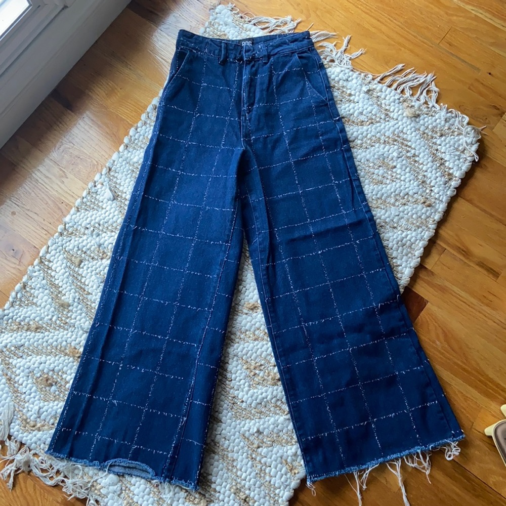 BDG Raw Hem Flare Jeans